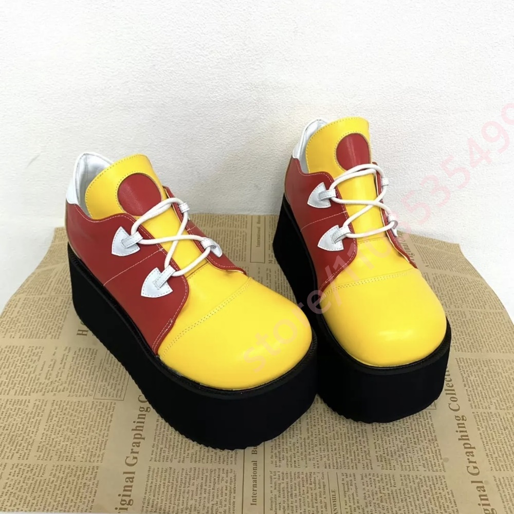 Sepatu Sneakers Platform Warna - Street Fashion Y2K ulasan dan harga