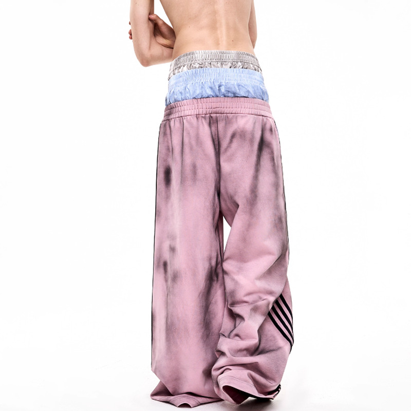 Celana Kasual Olahraga Pria LU - Street Fashion Men 2025 ulasan dan harga