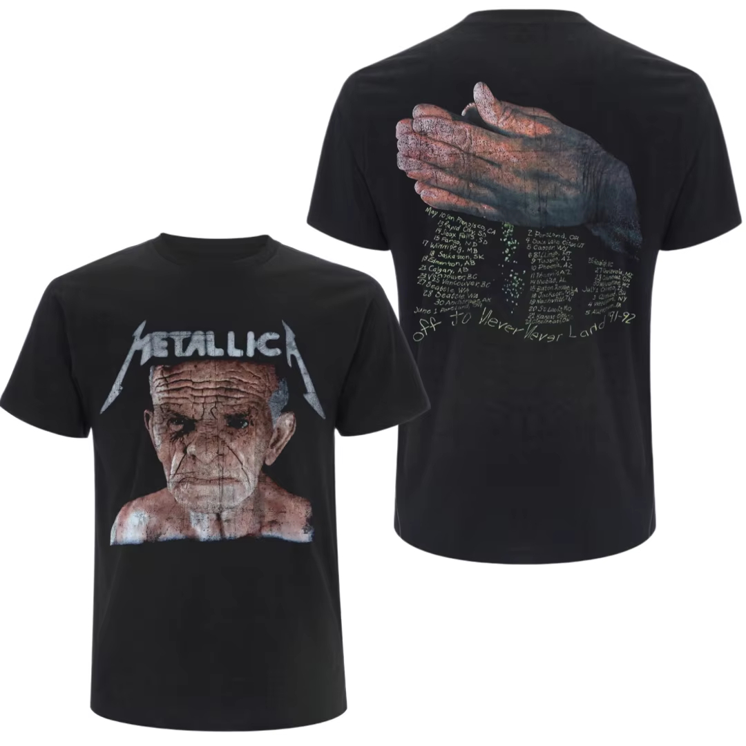 2026 METALLICA - Kaos dengan S - Street Fashion For Short Guys ulasan dan harga